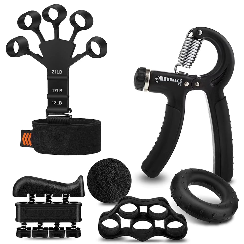 Finger Gripper Finger Exerciser Guitar Finger Exerciser 6 Resistant Levels Recovery Physical Tools Hand Strengthener for Patient