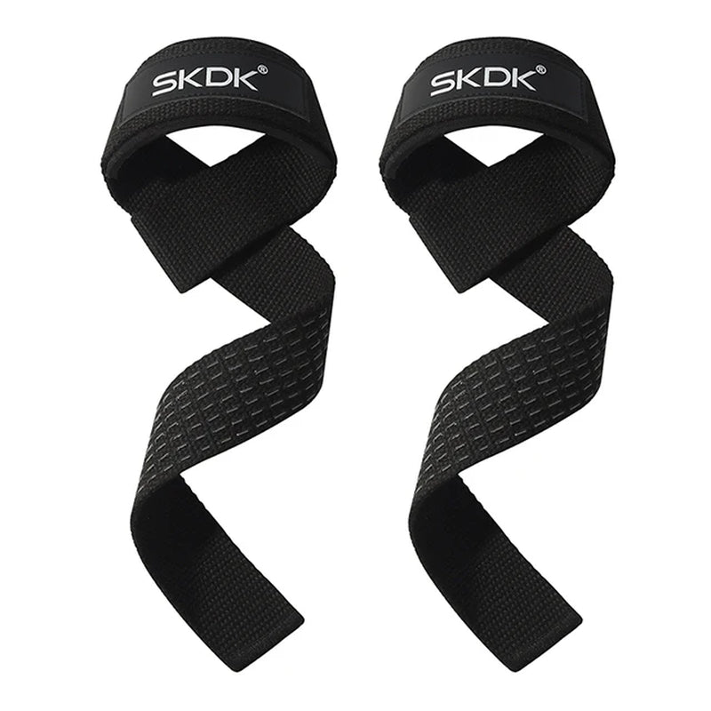 2Pcs Weightlifting Wrist Straps Strength Training Adjustable Non-Slip Gym Fitness Lifting Strap Wrist Support Sports Grip Band