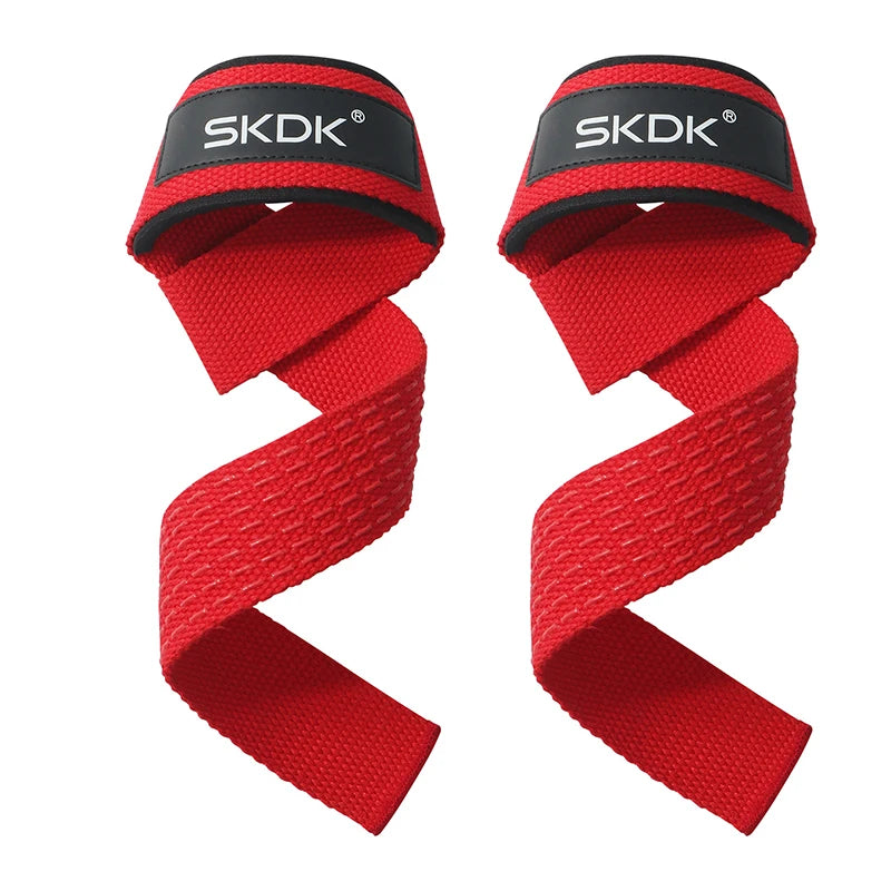 2Pcs Weightlifting Wrist Straps Strength Training Adjustable Non-Slip Gym Fitness Lifting Strap Wrist Support Sports Grip Band