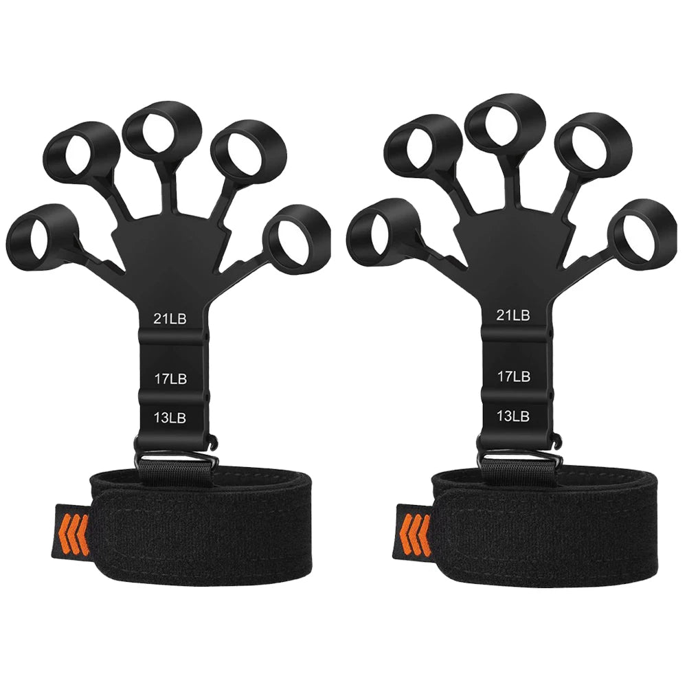 Finger Gripper Finger Exerciser Guitar Finger Exerciser 6 Resistant Levels Recovery Physical Tools Hand Strengthener for Patient